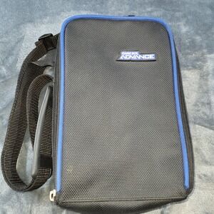 Nintendo Game Boy Advance GBA Travel Carrying Case Bag Black Blue Shoulder Strap
